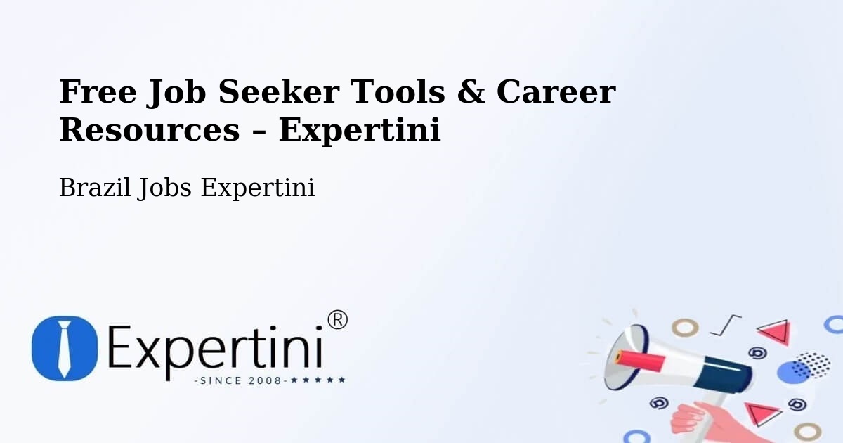 Free Job Seeker Tools & Career Resources – Miranda - Miranda, Brazil Jobs Expertini